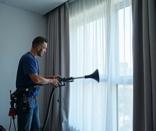 Professional curtain stain removal process equipment Matty Curtain Cleaning banksia-nsw