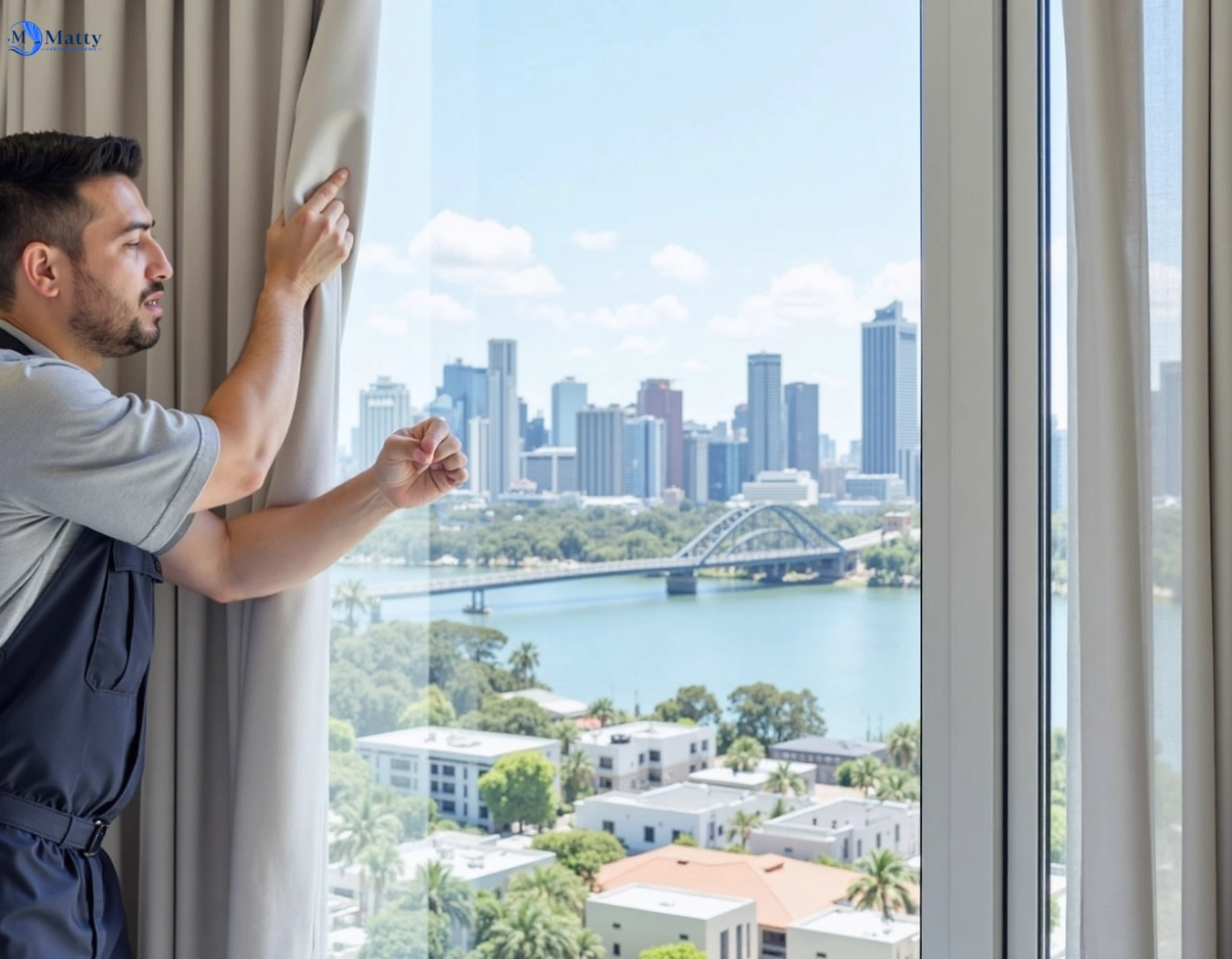 Professional curtain steam cleaning service banksia-nsw QLD by Matty Curtain Cleaning